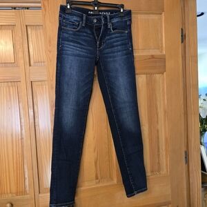 American Eagle Outfitters Women's Deep Indigo Skinny Jeans